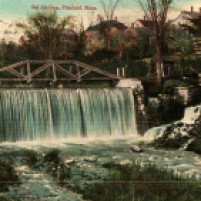 The dam on the west branch of the Housatonic River at Wahconah Street
